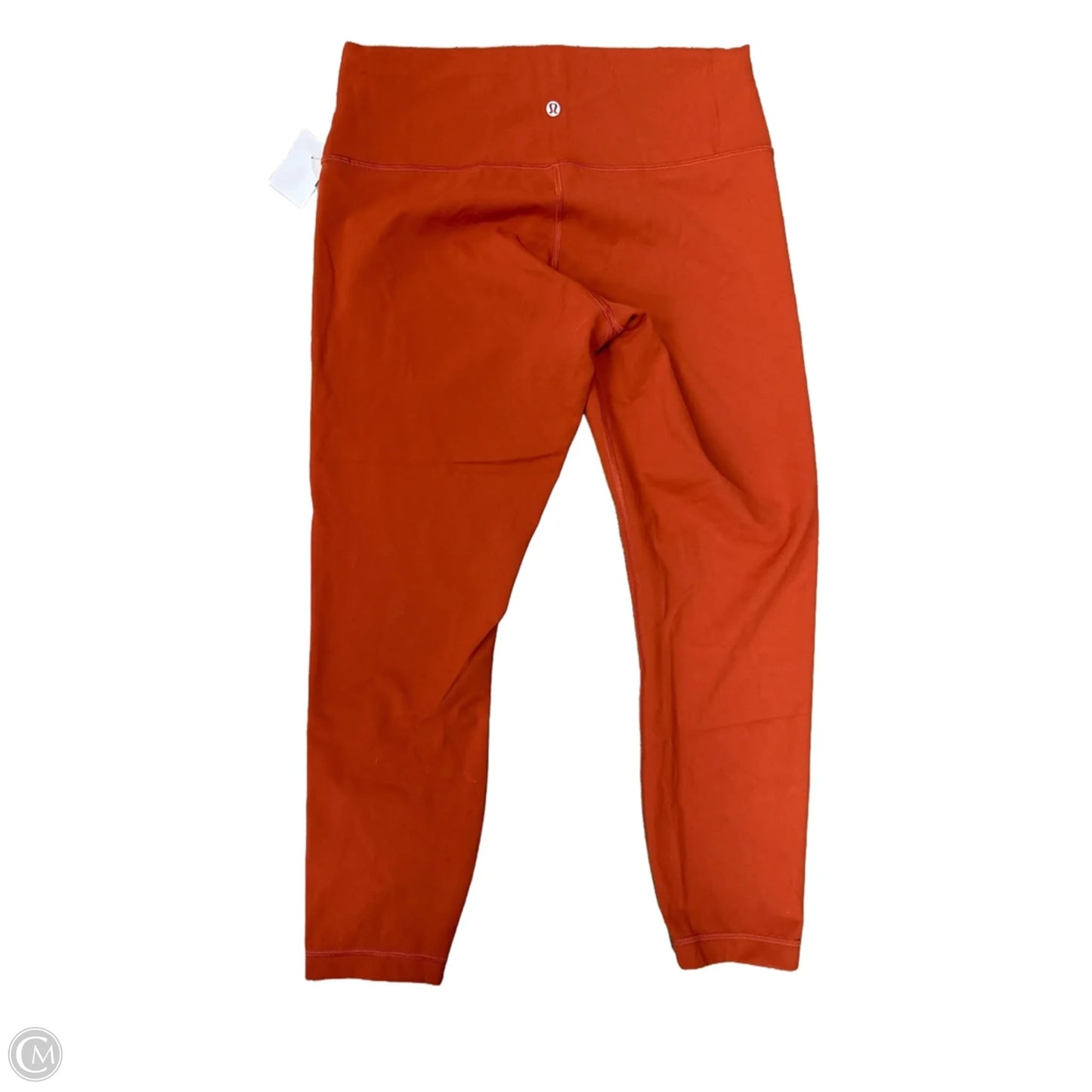 Athletic Leggings By Lululemon In Orange, Size: 14