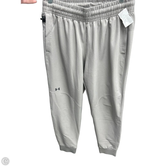 Athletic Pants By Under Armour In Grey, Size: S