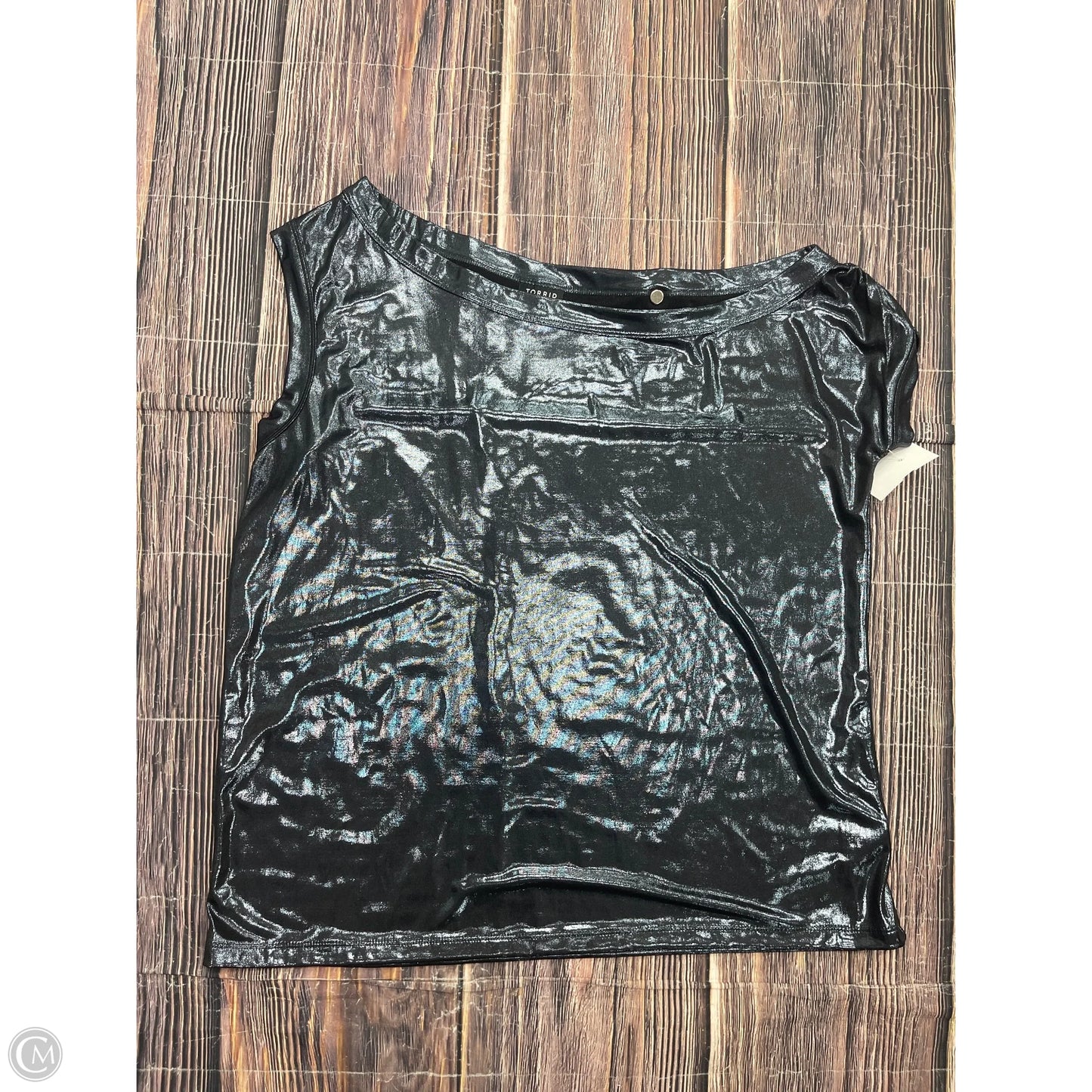 Top Short Sleeve By Torrid In Blue, Size: M