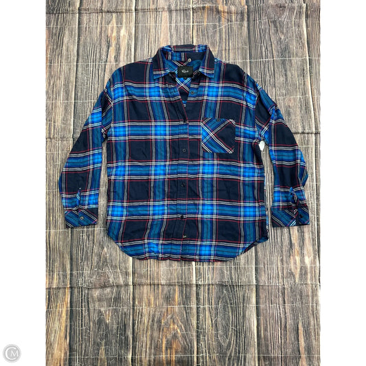 Top Long Sleeve By Rails In Blue, Size: S