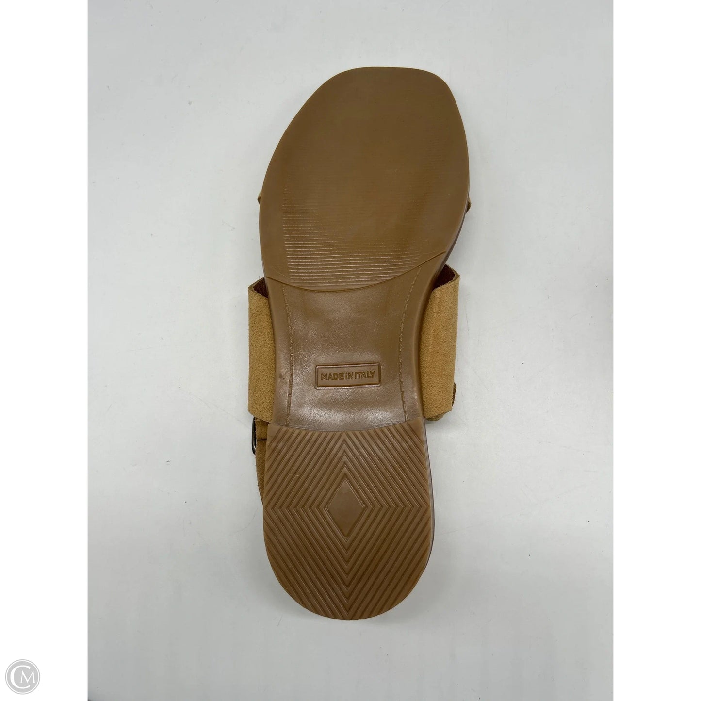 Sandals Flats By Clothes Mentor In Tan, Size: 9