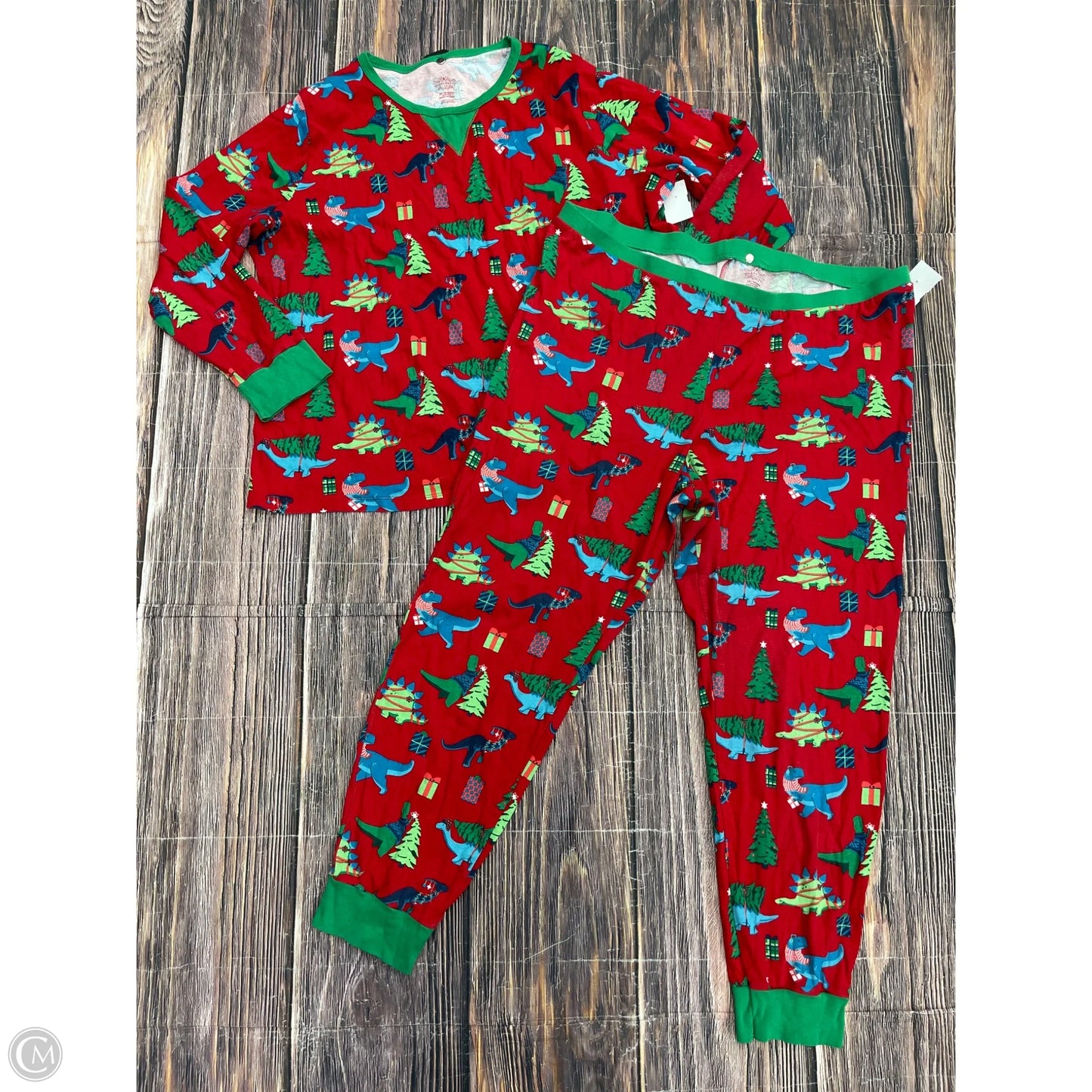 Pajamas 2pc By Clothes Mentor In Red, Size: 2x