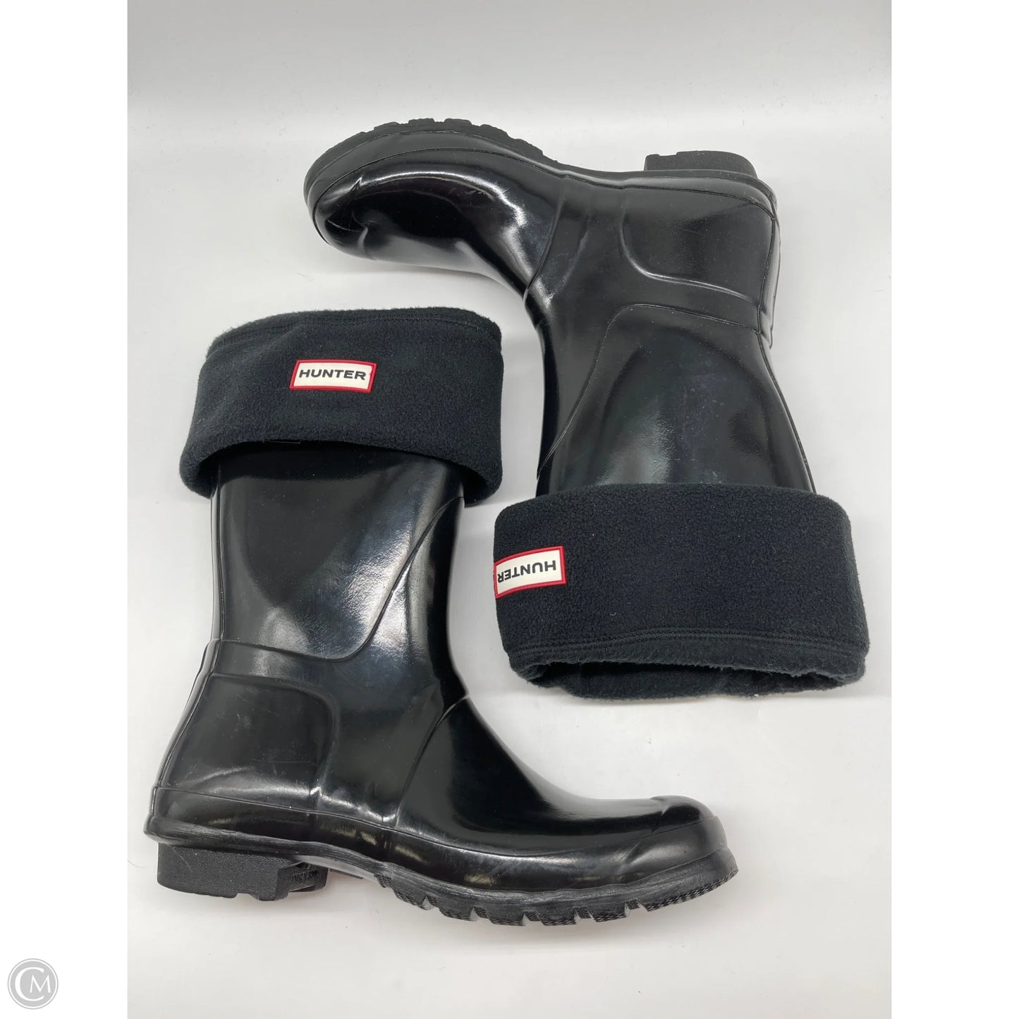 Boots Rain By Hunter In Black, Size: 11