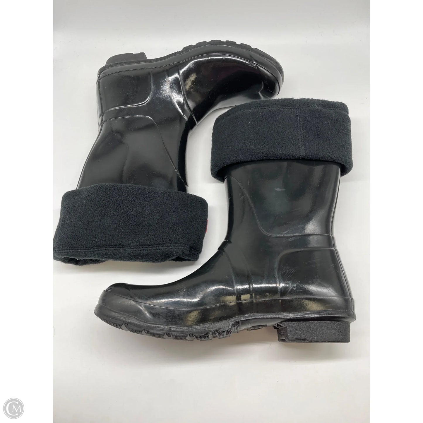 Boots Rain By Hunter In Black, Size: 11