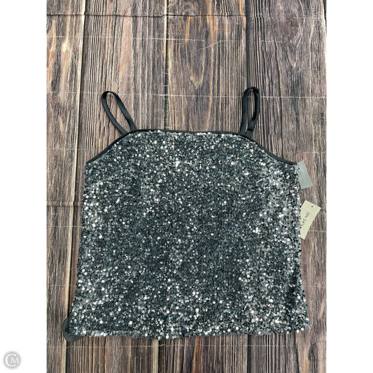 Top Sleeveless By On 34th In Silver, Size: M