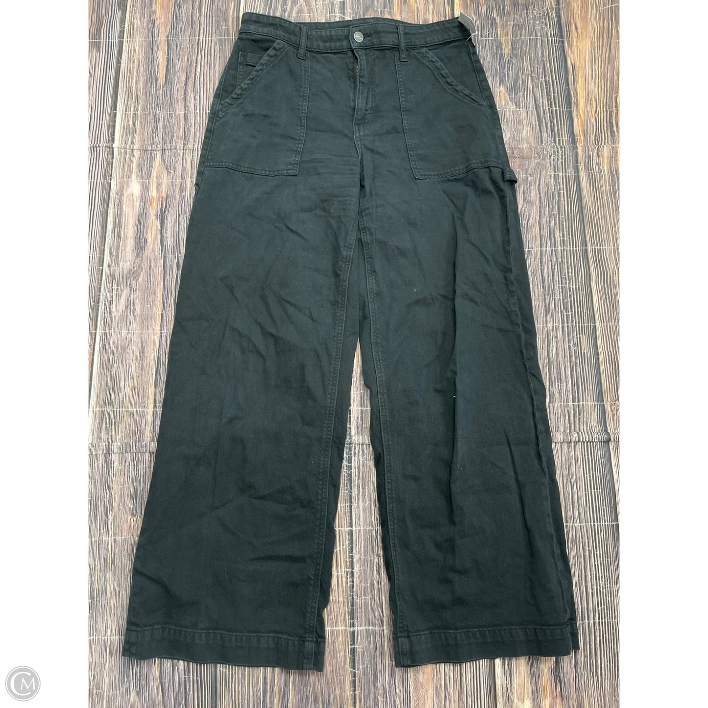 Pants Cargo & Utility By American Eagle In Black Denim, Size: 10