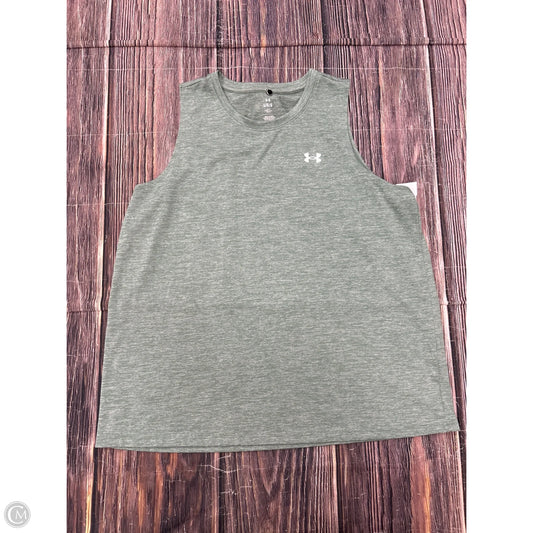 Athletic Tank Top By Under Armour In Green, Size: L