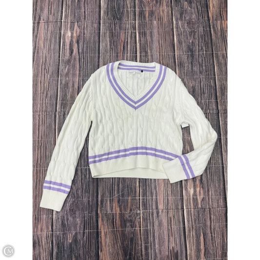 Sweater By Olivaceous In White, Size: L