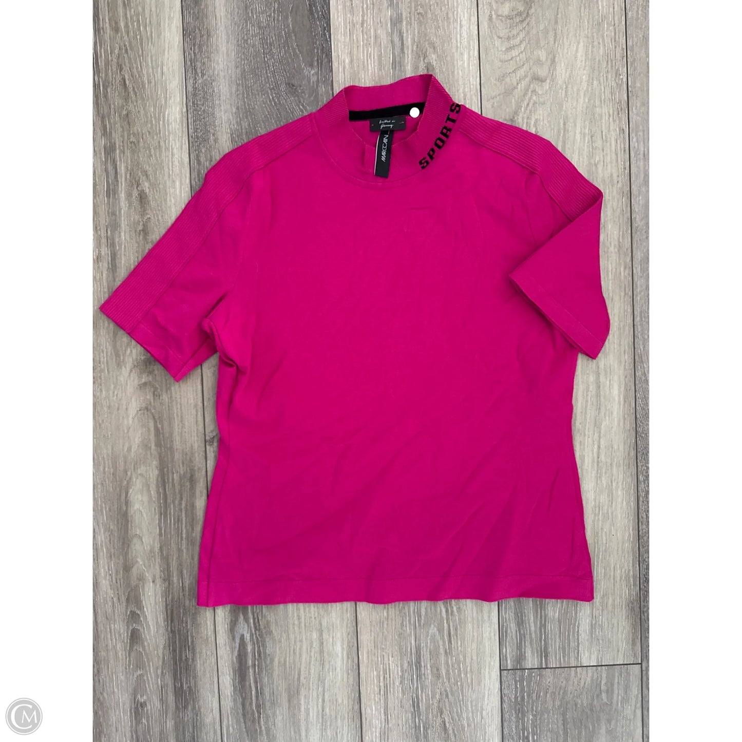 Sweater Short Sleeve By Cmc In Pink, Size: M