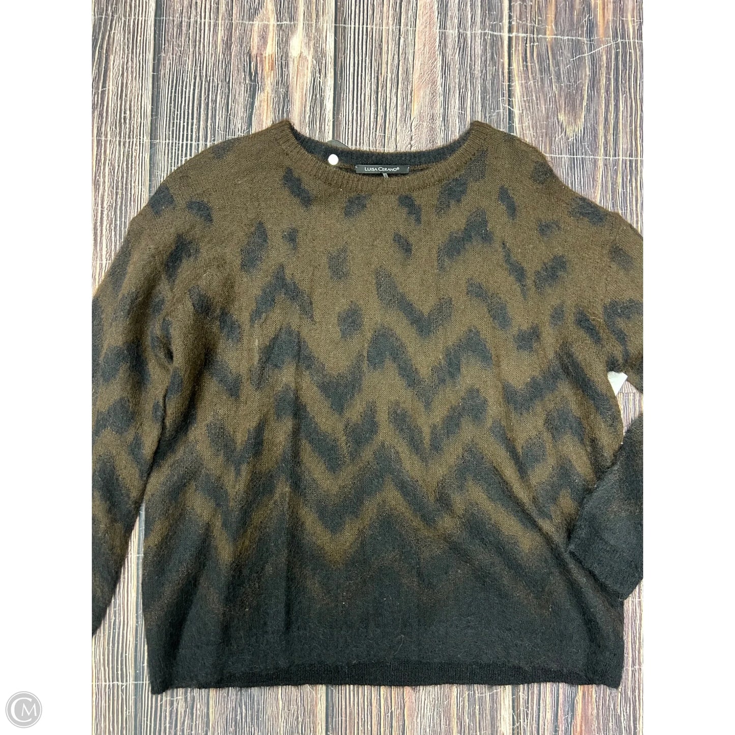 Sweater By Cmc In Brown, Size: 10