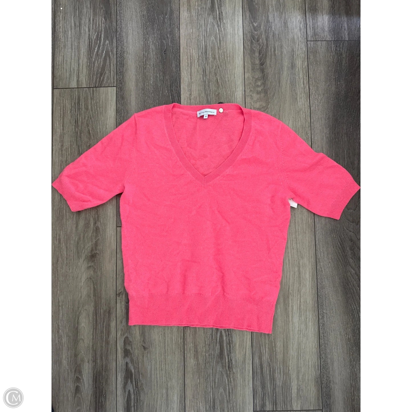 Sweater Cashmere By White And Warren In Pink, Size: M