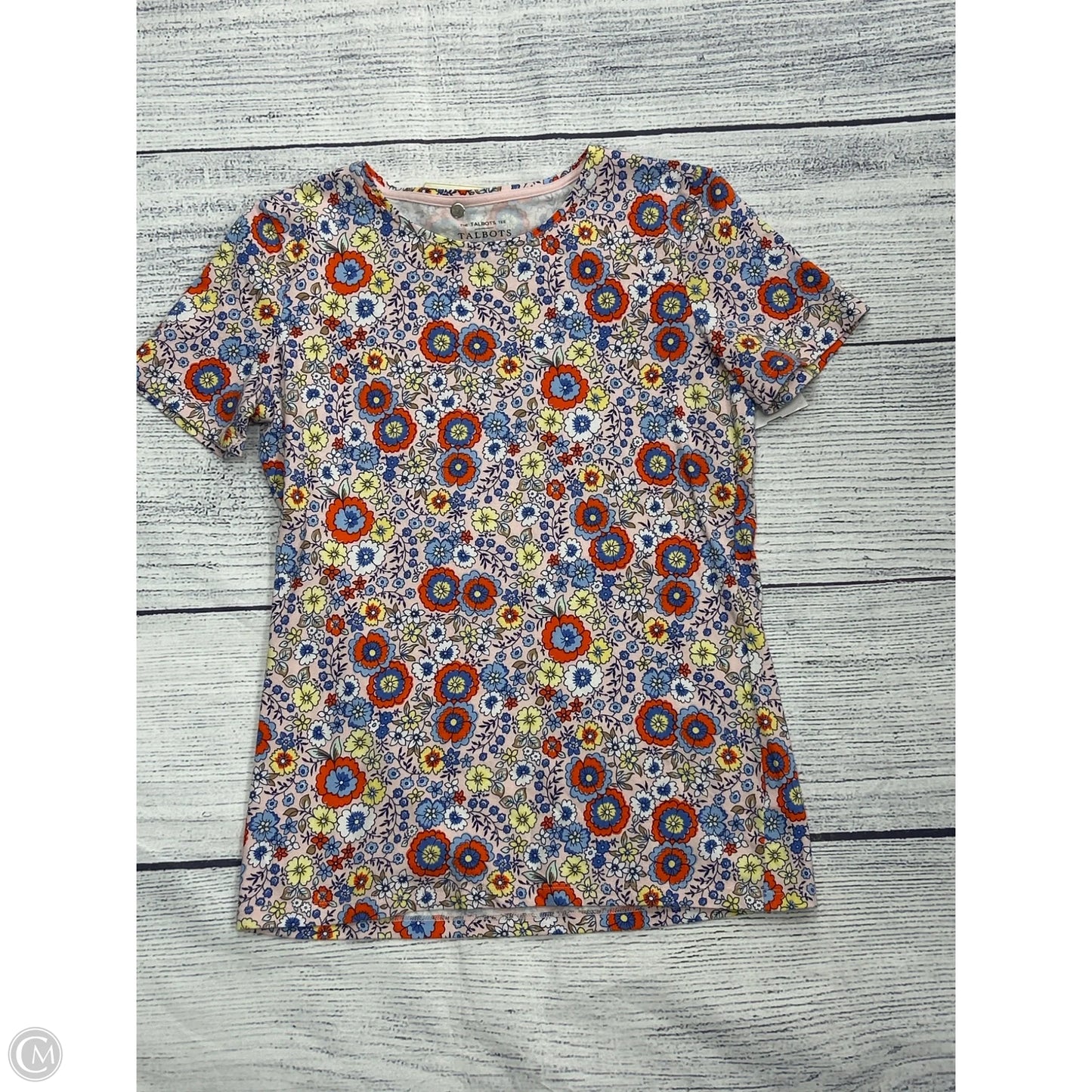 Top Short Sleeve By Talbots In Pink, Size: Xs