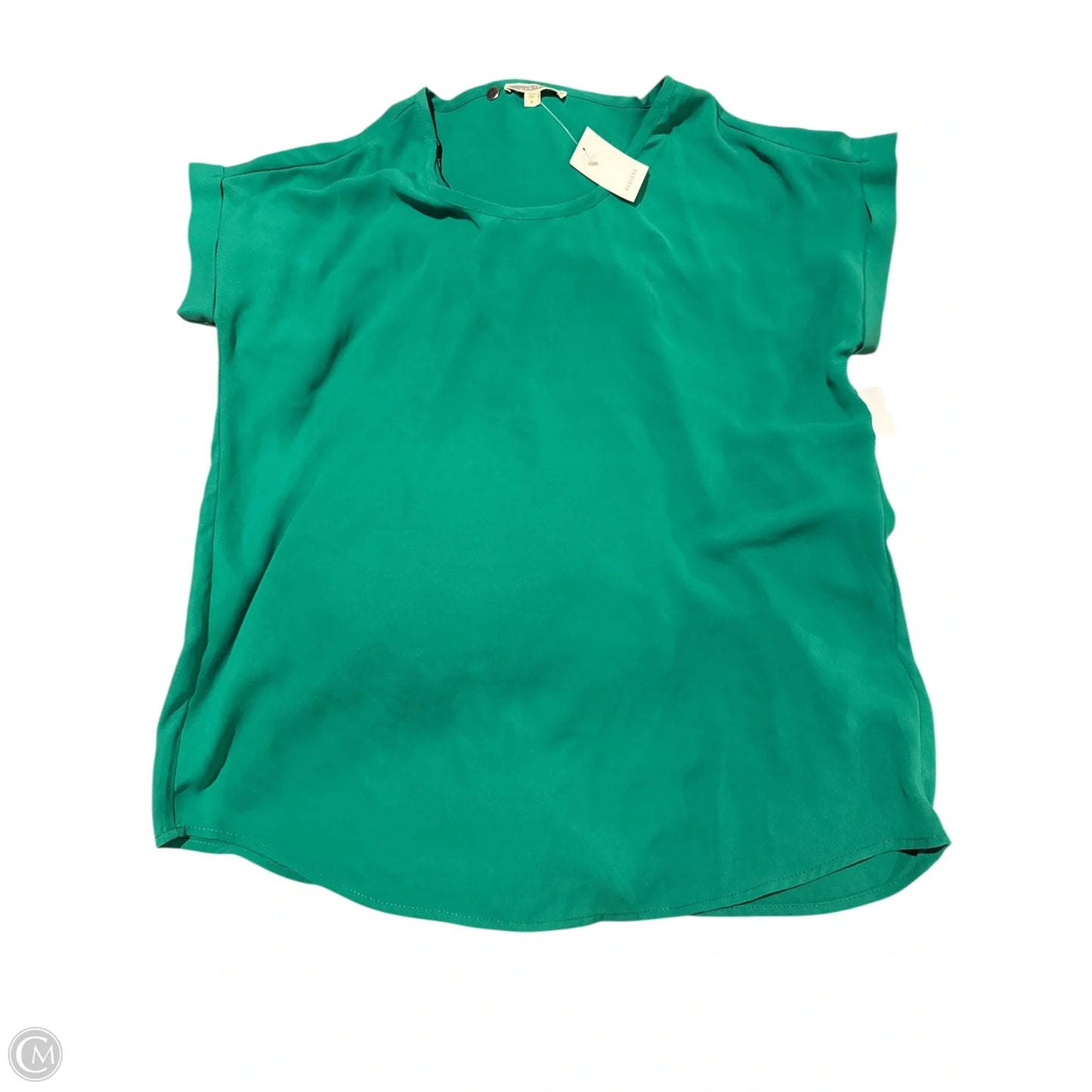 Top Short Sleeve By Pleione In Green, Size: M