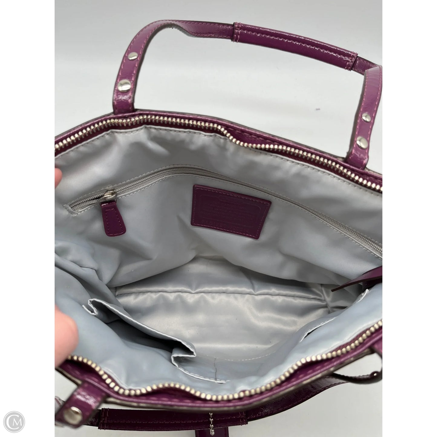 Handbag Designer By Coach, Size: Medium