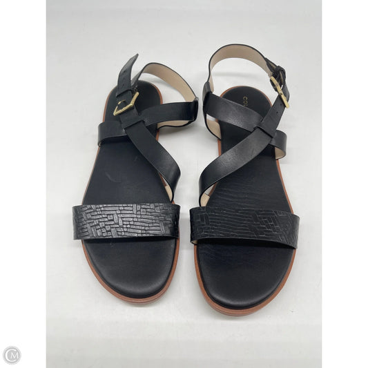 Sandals Flats By Cole-haan In Black, Size: 8.5