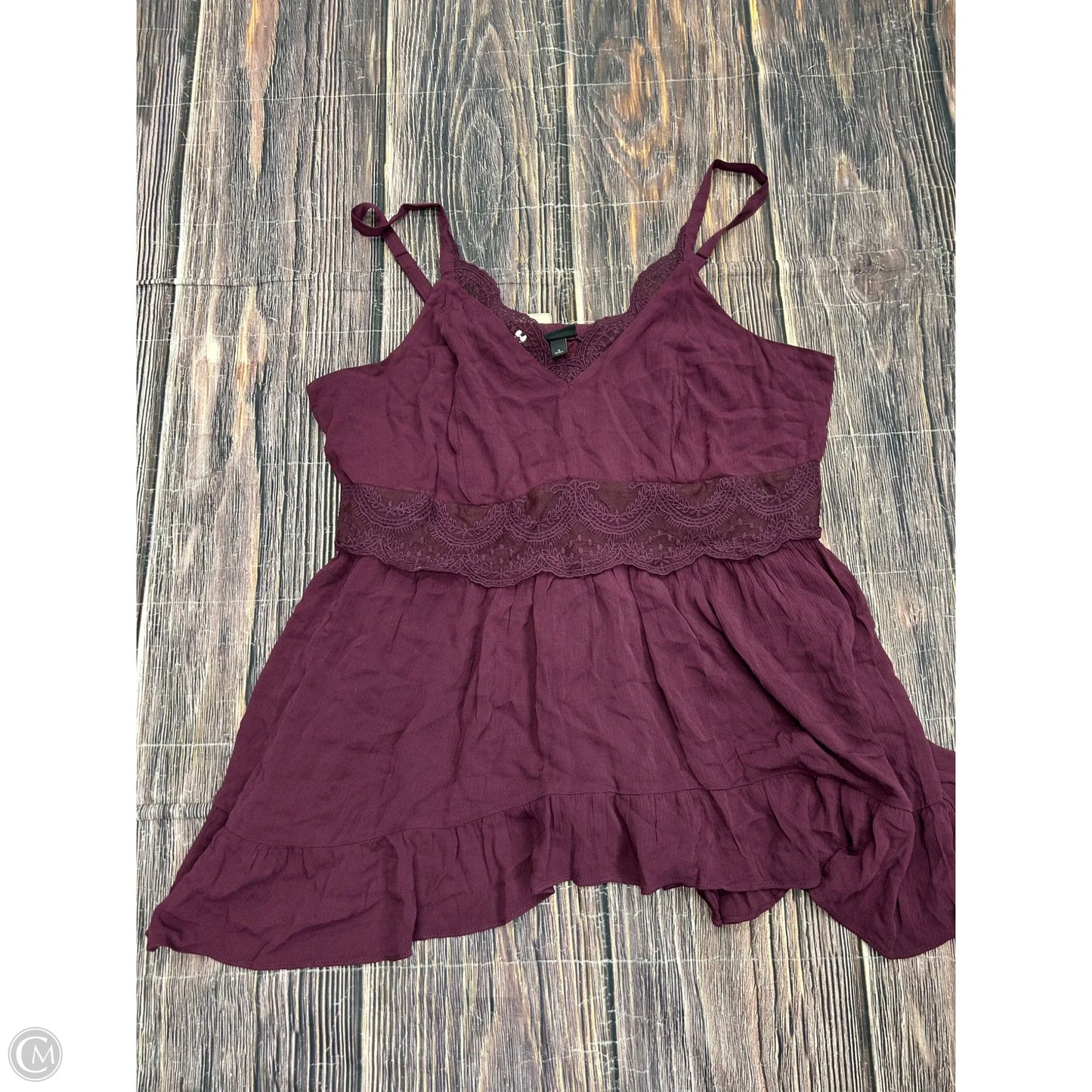 Tank Top By Torrid In Maroon, Size: 2x
