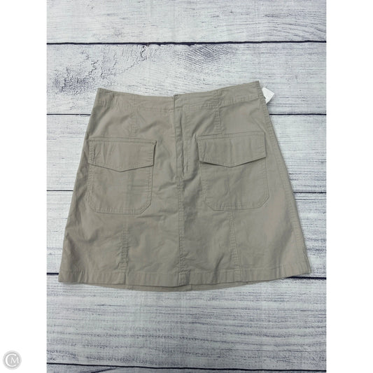 Skirt Midi By Gloria Vanderbilt In Beige, Size: 12