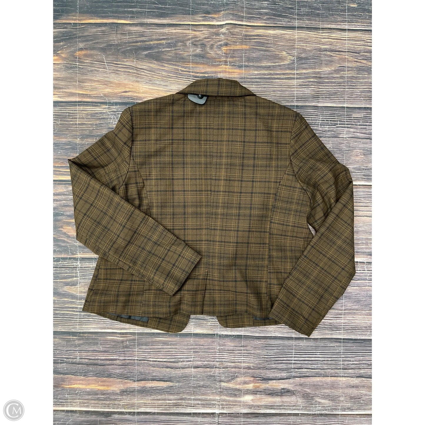 Blazer By Croft And Barrow In Plaid Pattern, Size: M