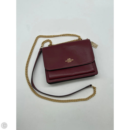 Crossbody Designer By Coach, Size: Small