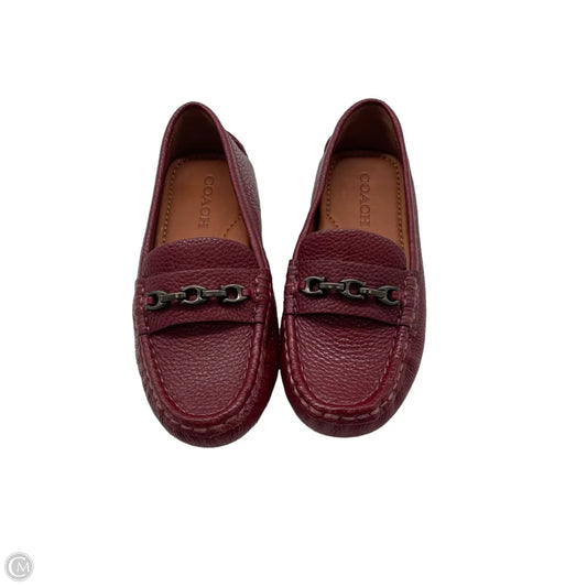 Shoes Designer By Coach In Red, Size: 5