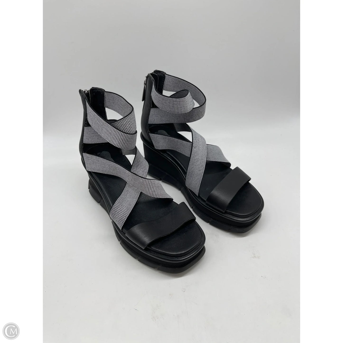 Sandals Heels Platform By Sorel In Black, Size: 7