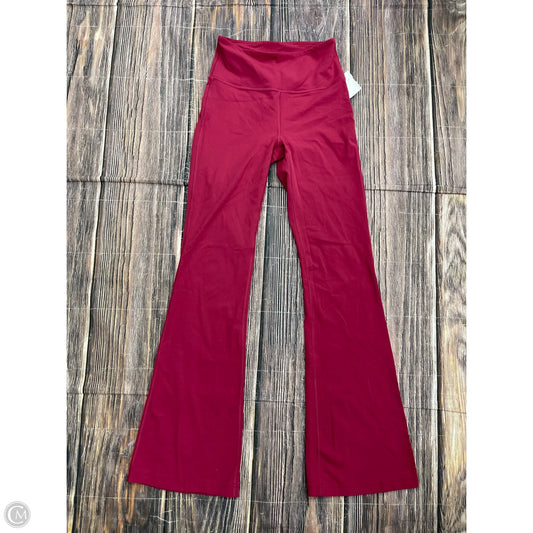 Athletic Pants By Lululemon In Red, Size: 6