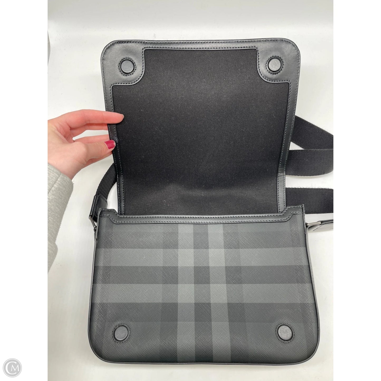 Crossbody Luxury Designer By Burberry, Size: Medium