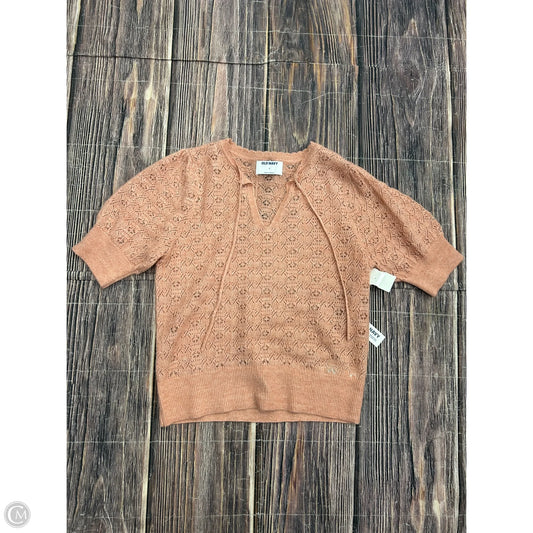 Sweater Short Sleeve By Old Navy In Pink, Size: S