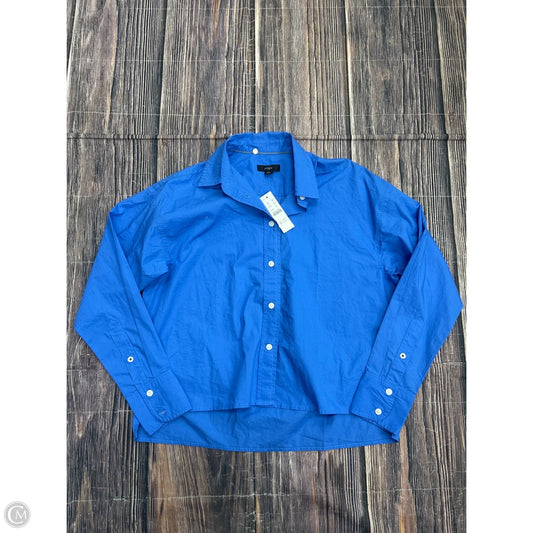 Top Long Sleeve By J. Crew In Blue, Size: 0