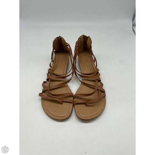Sandals Flats By Carlos By Carlos Santana In Brown, Size: 9