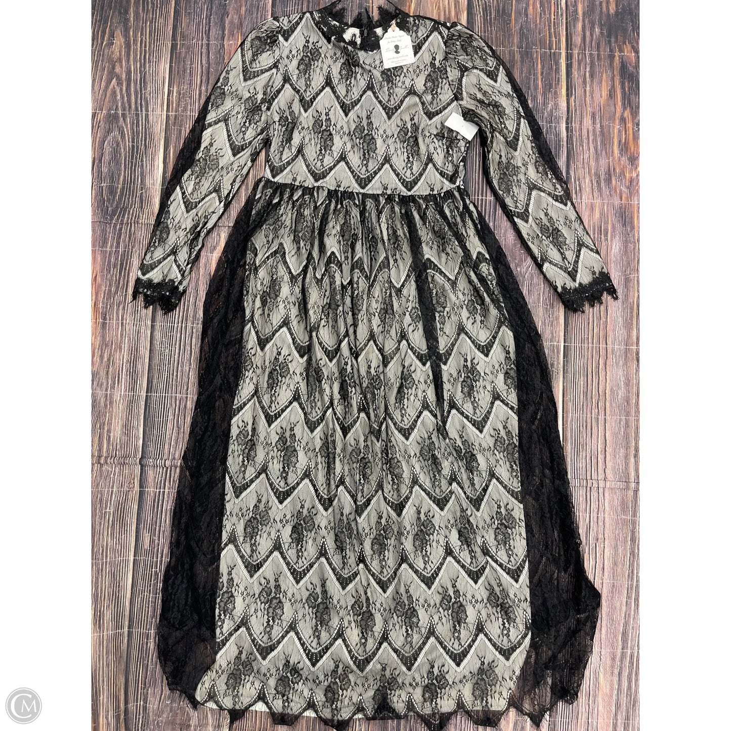 Dress Casual Maxi By Clothes Mentor In Black, Size: L