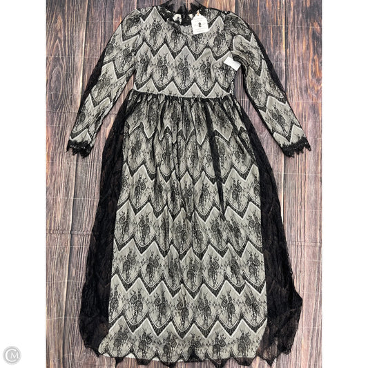 Dress Casual Maxi By Clothes Mentor In Black, Size: L