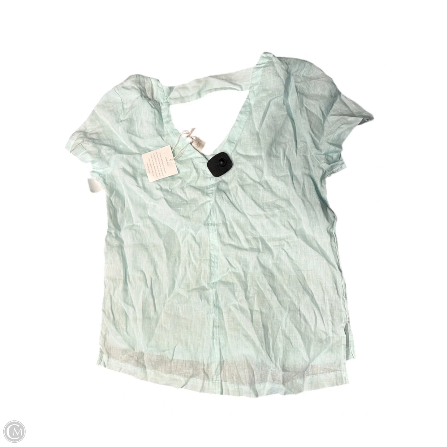 Top Short Sleeve By C And C In Blue, Size: M