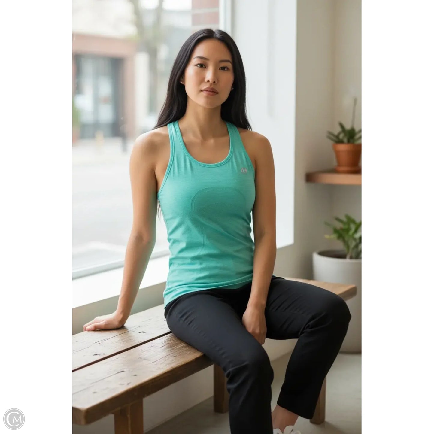 Athletic Tank Top By Lululemon In Blue, Size: 6