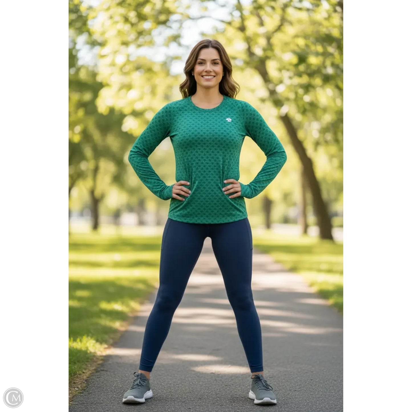 Athletic Top Long Sleeve Collar By Rabbit In Blue, Size: M