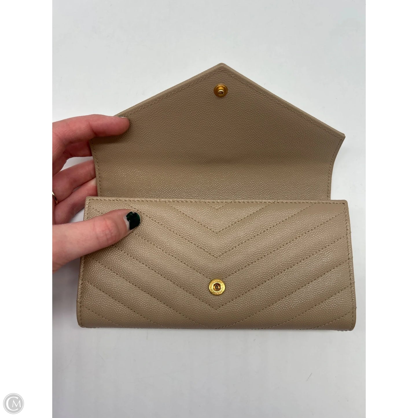 Wallet Luxury Designer By Yves Saint Laurent, Size: Medium