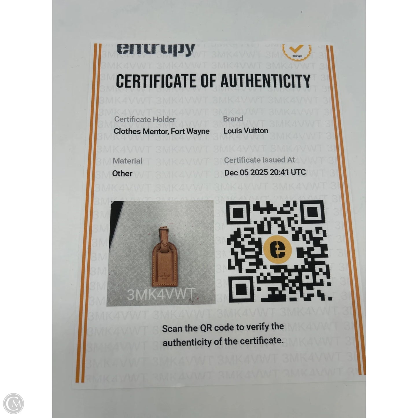 Accessory Luxury Designer Label By Louis Vuitton, Size: Small