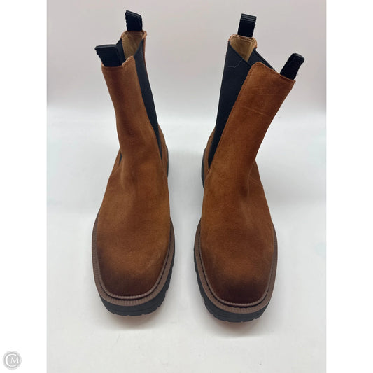 Boots Ankle Flats By Sam Edelman In Brown, Size: 10