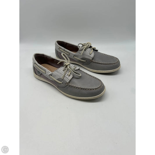 Shoes Flats By Sperry In Grey, Size: 10