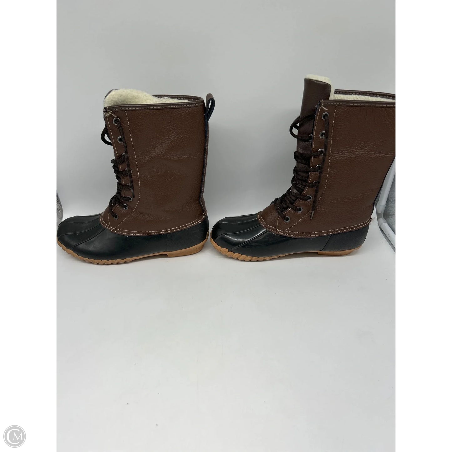 Boots Mid-calf Flats By Sporto In Brown, Size: 8