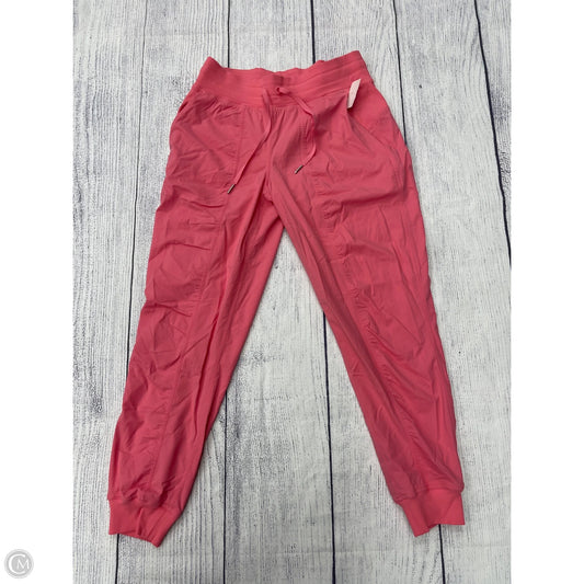 Athletic Pants By Lululemon In Pink, Size: 8