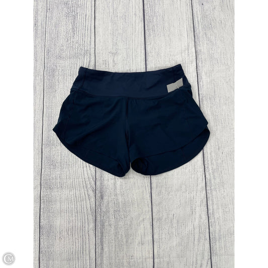 Athletic Shorts By Lululemon In Blue, Size: 8
