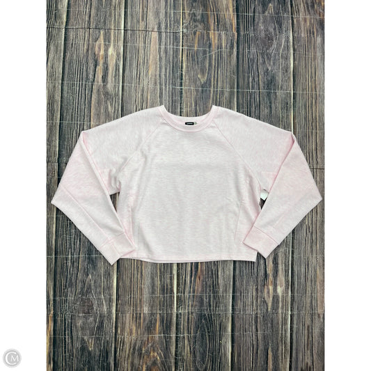Sweatshirt Crewneck By Express In Pink, Size: S