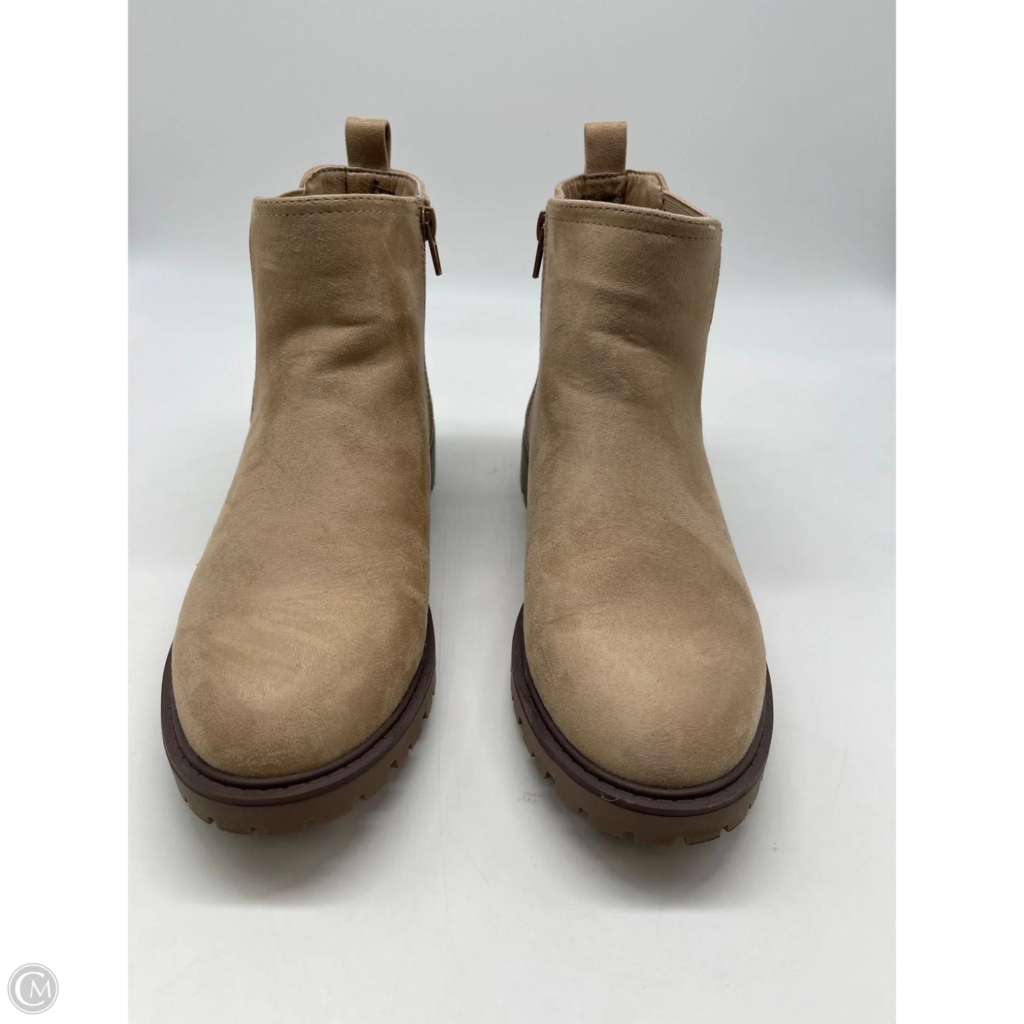 Boots Ankle Heels By Maurices In Brown, Size: 8