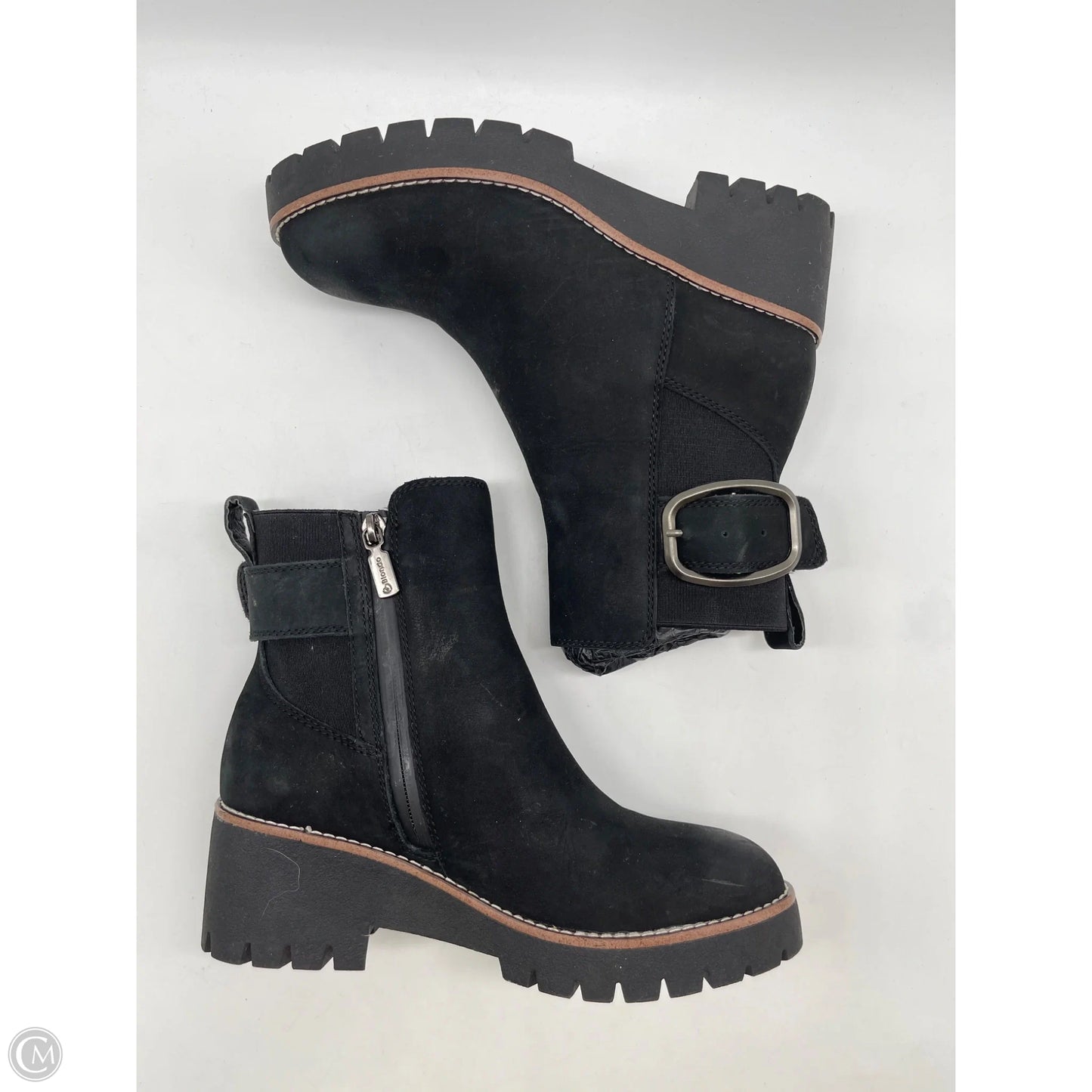 Boots Ankle Flats By Blondo In Black, Size: 7