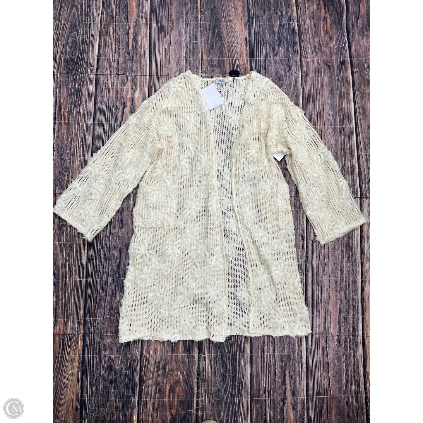 Cardigan By Polagram In Tan, Size: M