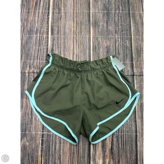 Athletic Shorts By Nike In Green, Size: S