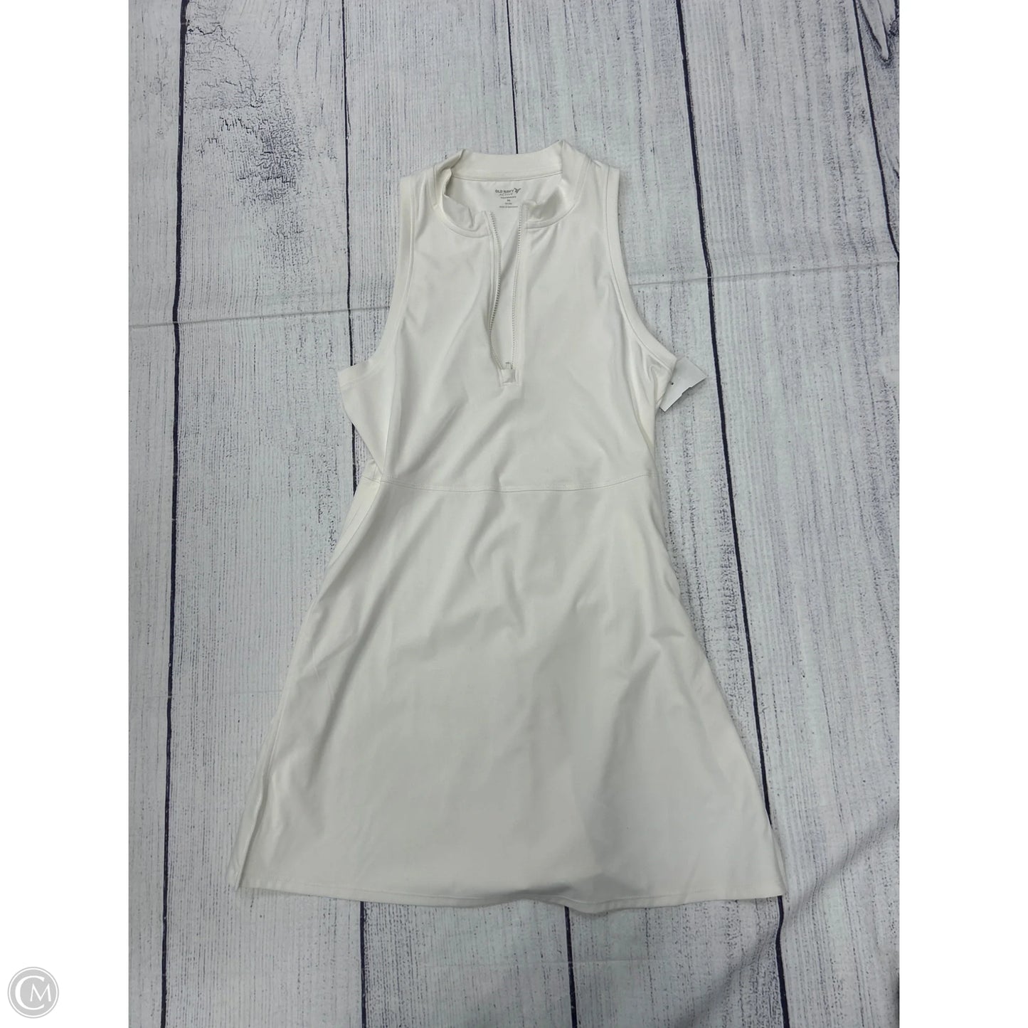 Athletic Dress By Old Navy In White, Size: Xs