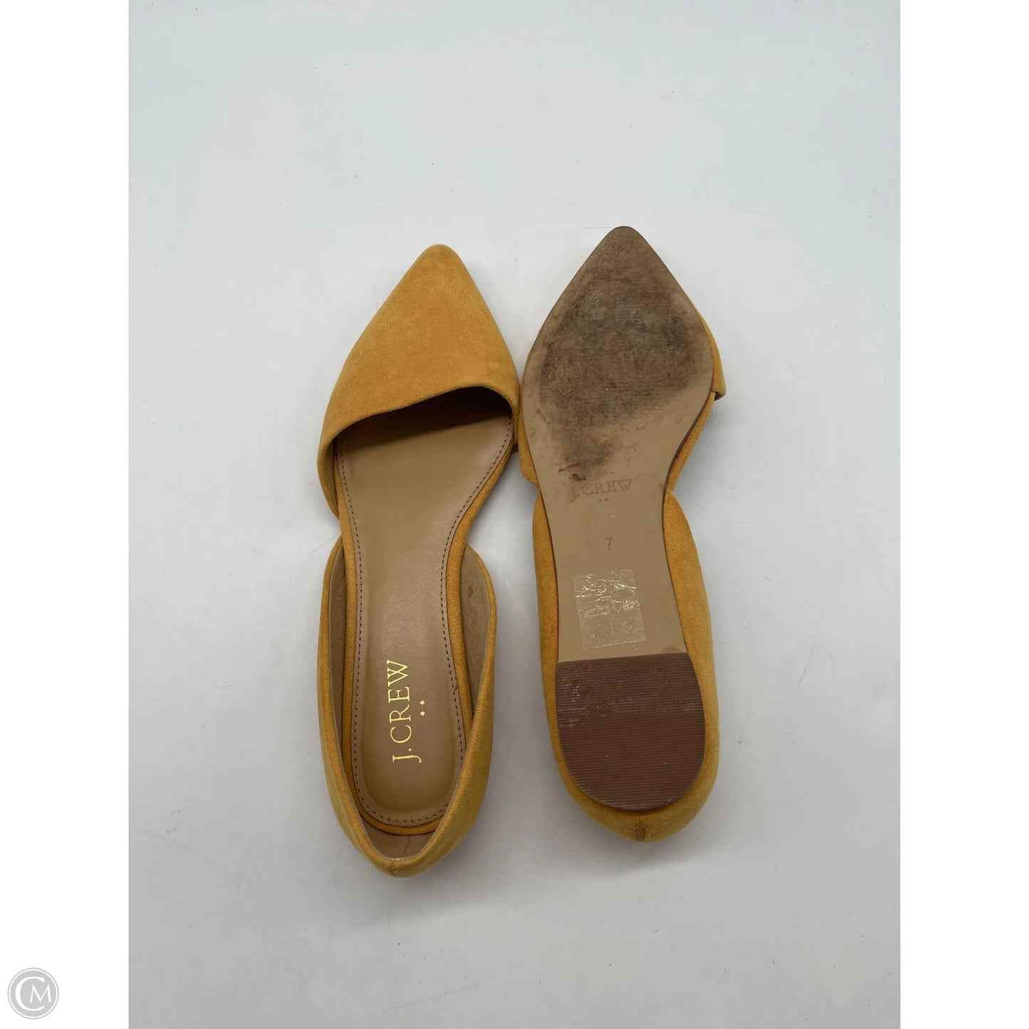 Shoes Flats By J. Crew In Yellow, Size: 7