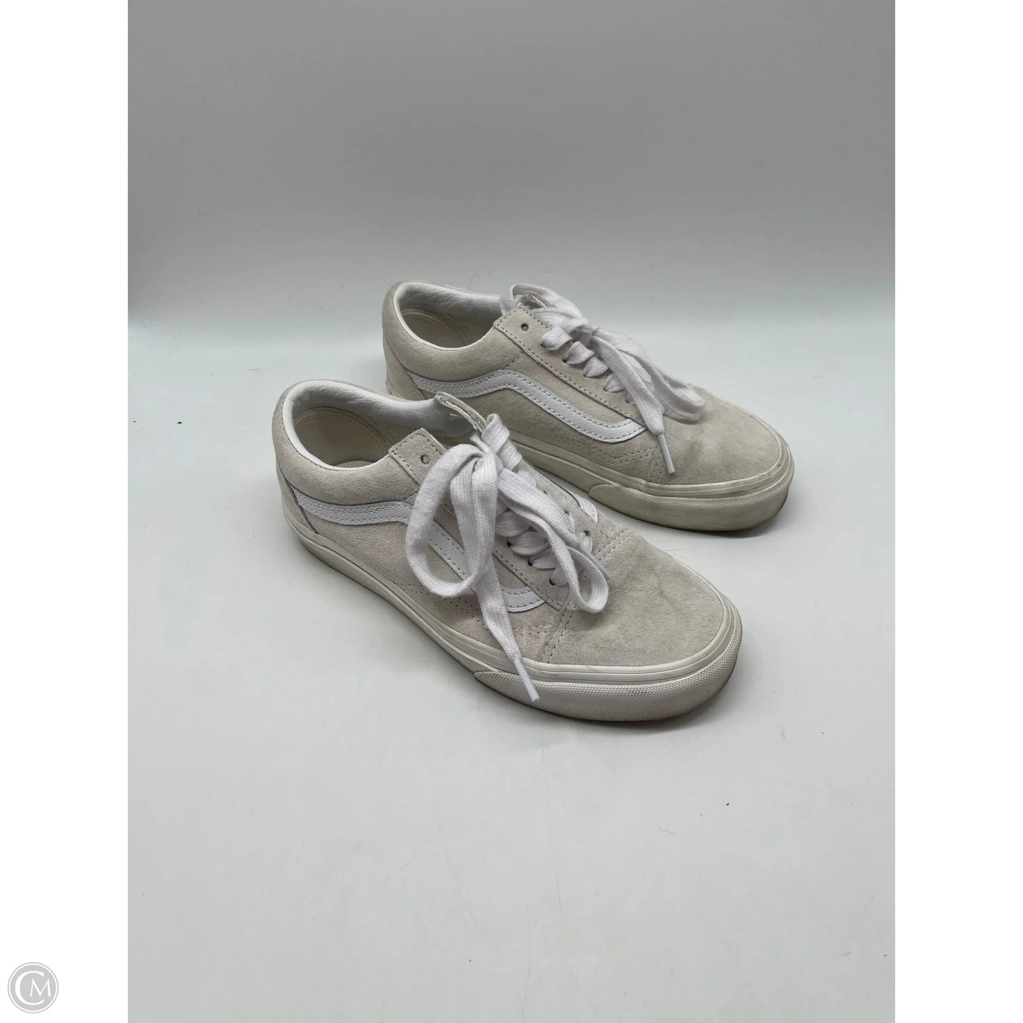Shoes Athletic By Vans In White, Size: 6